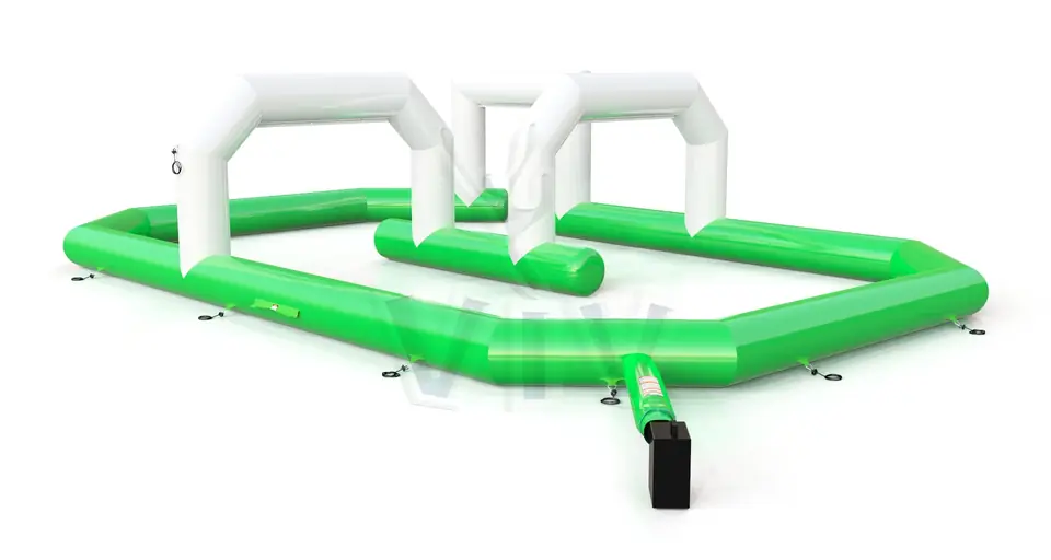 Scooter racecourse commercial inflatable action game