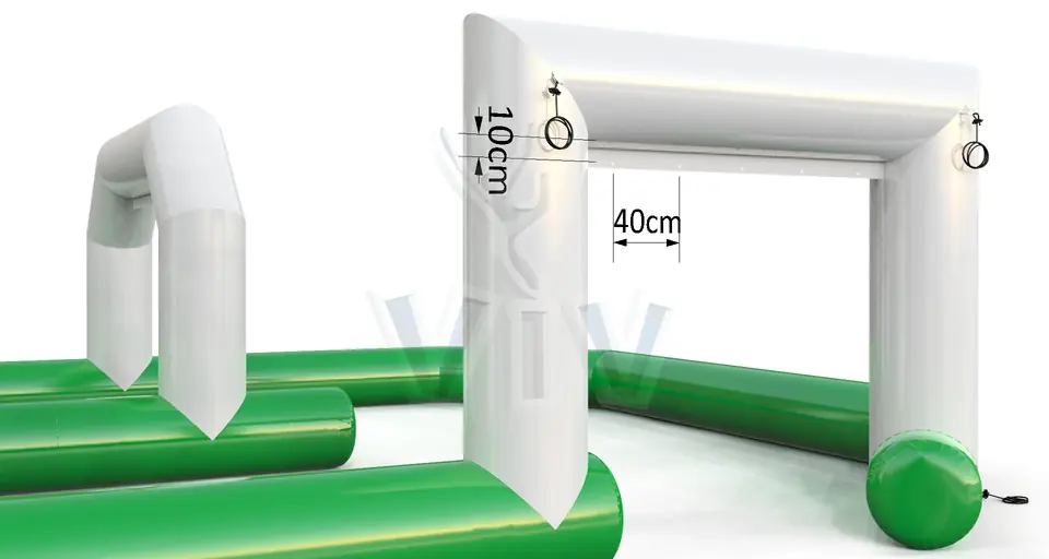 Scooter racecourse commercial inflatable action game