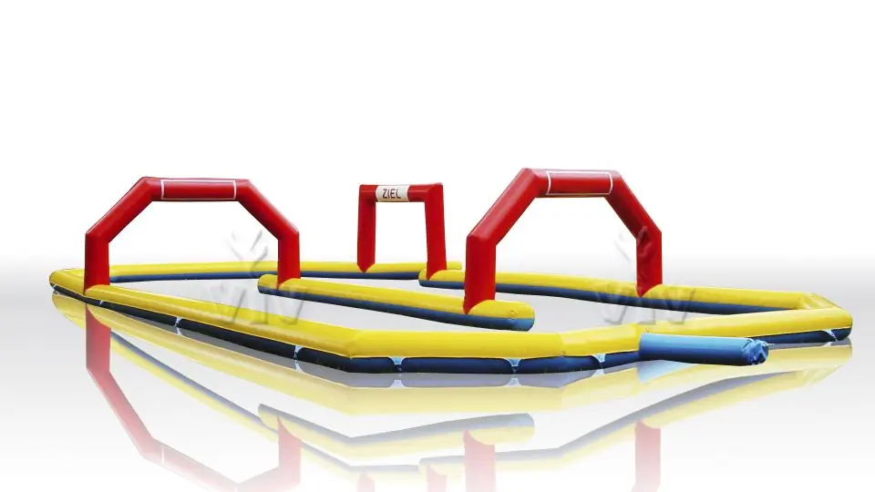 Scooter racecourse Parcour 16 x 8 m commercial inflatable action game