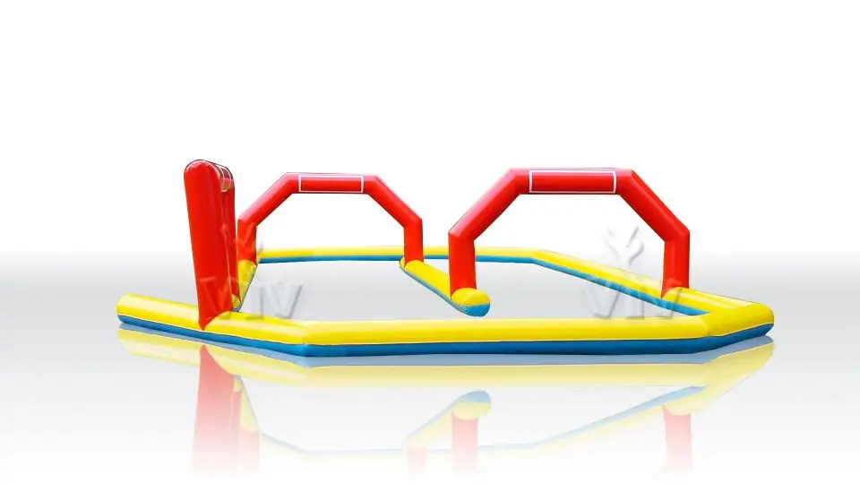 Scooter racecourse Parcour 16 x 8 m commercial inflatable action game