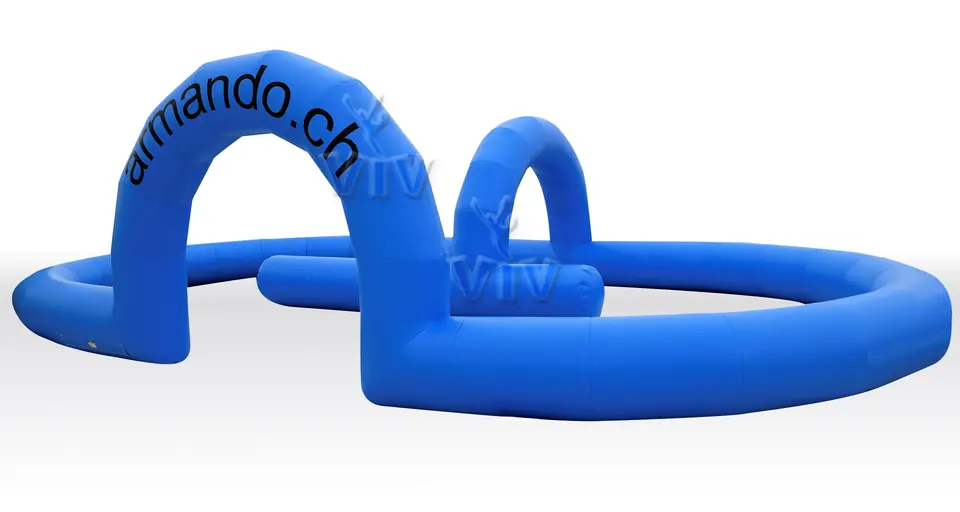 Scooter racecourse commercial inflatable action game