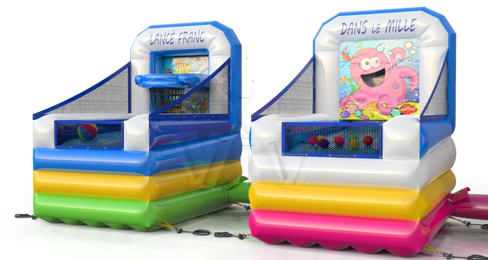 Set of 4 games Underwater World commercial inflatable action game