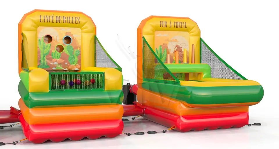 Set of 4 games Western commercial inflatable action game