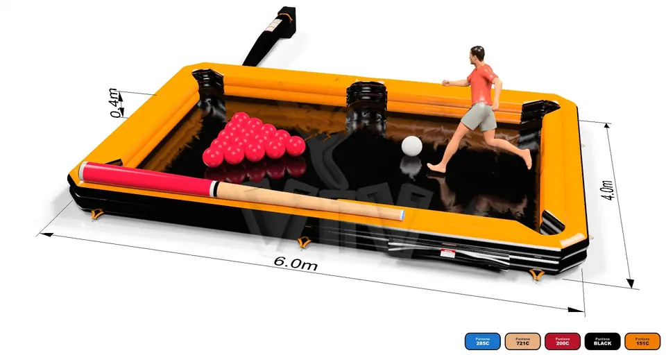 Snooker Field commercial inflatable action game