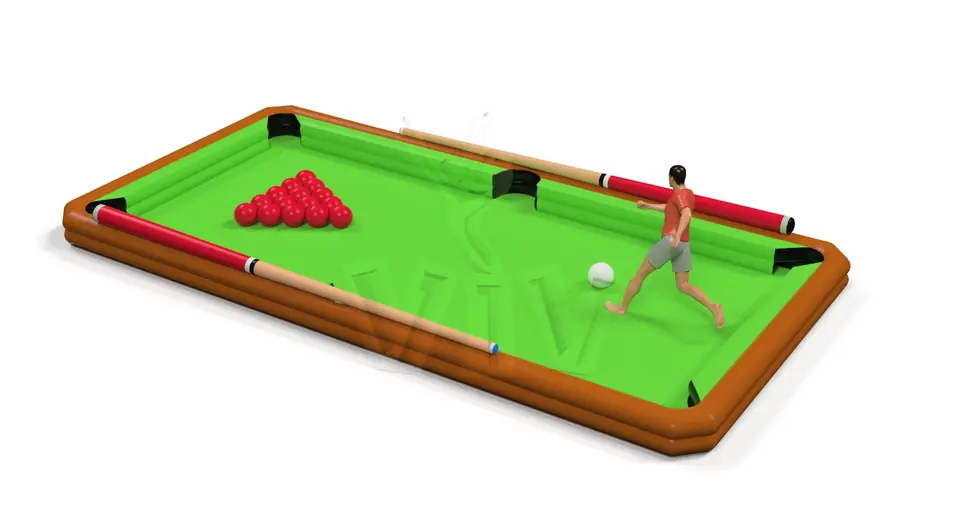 Snooker Field 6 x 4 m commercial inflatable action game