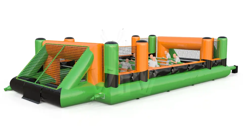 Soccer field commercial inflatable action game