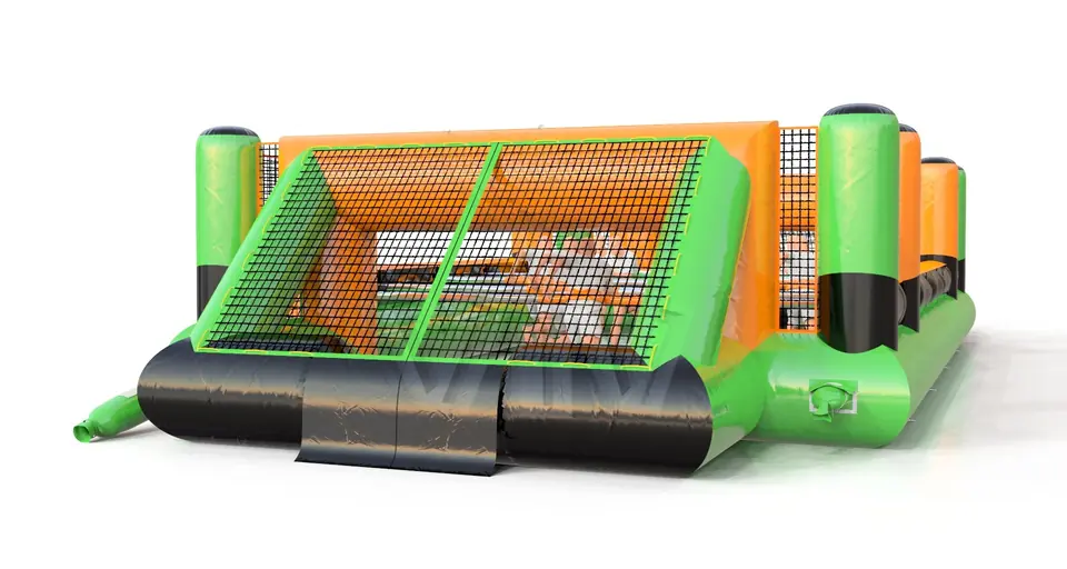 Soccer field commercial inflatable action game