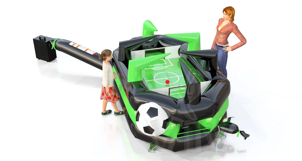 Soccer field commercial inflatable action game