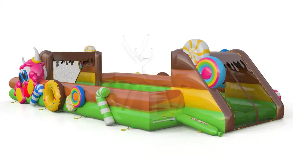 Soccer field Monster commercial inflatable action game