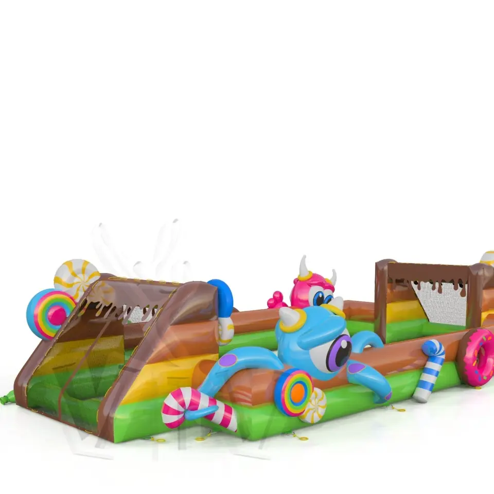Soccer field Monster commercial inflatable action game