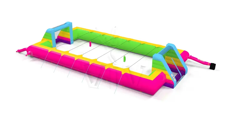 Soccer field with ropes commercial inflatable action game
