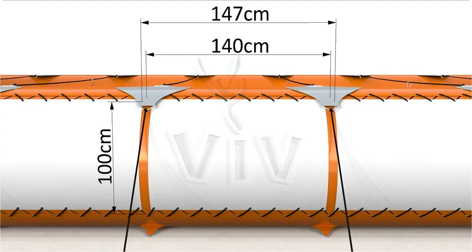 Soccer field with ropes commercial inflatable action game