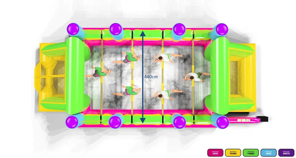Soccerfield S Startup commercial inflatable action game