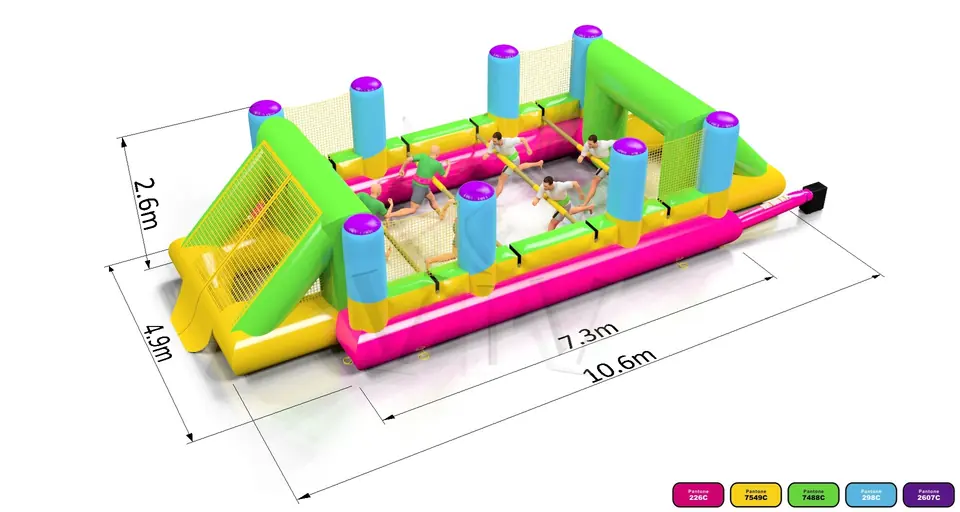 Soccerfield S Startup commercial inflatable action game