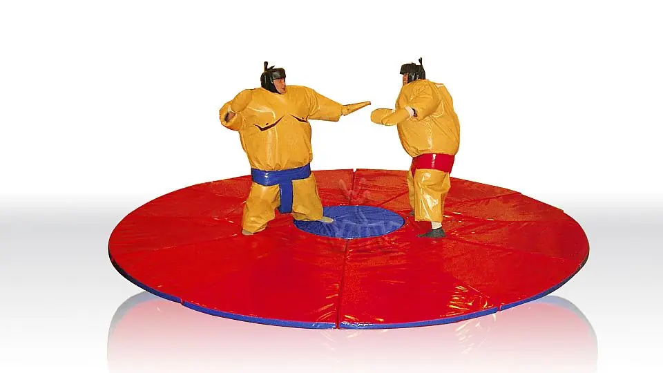 Sumo Men with mat PLASTICOTTA commercial inflatable action game