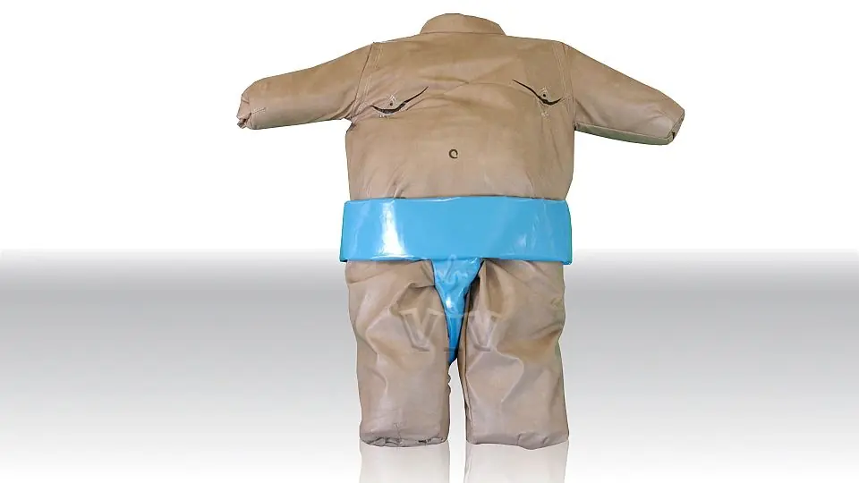 Sumo Men with mat PLASTICOTTA commercial inflatable action game