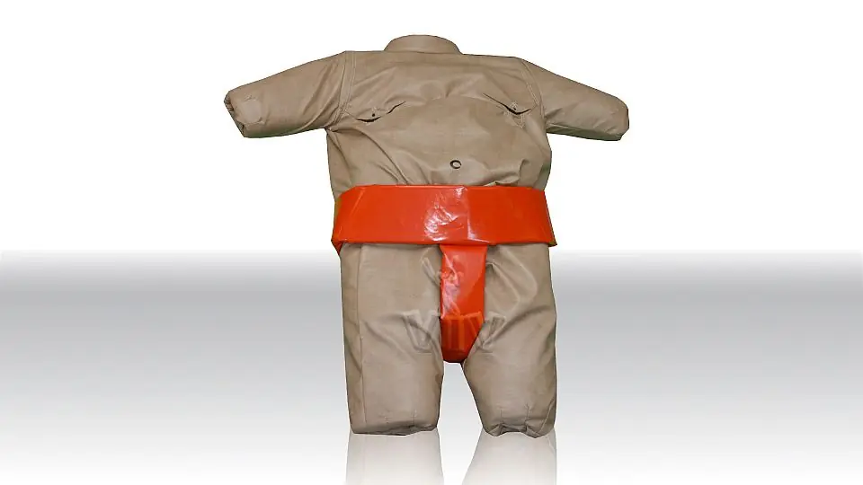 Sumo Men with mat PLASTICOTTA commercial inflatable action game