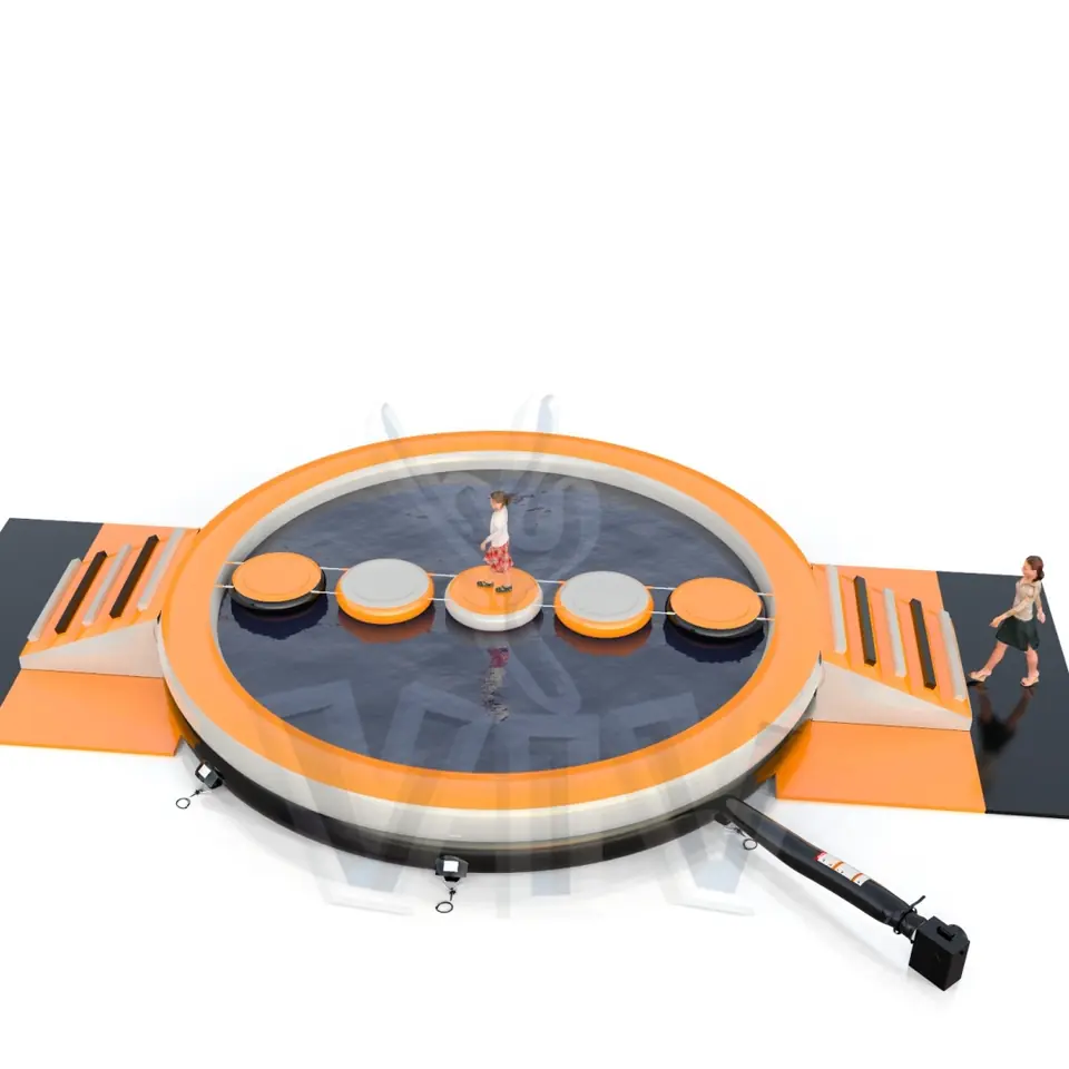 Swimming pool commercial inflatable action game