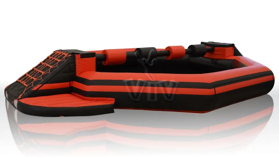 Swimming pool with tube - Collection Fun in Black commercial inflatable action game