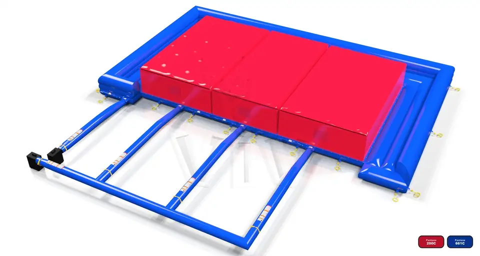 Triple Jump cushion for trampoline Euroviva commercial inflatable action game