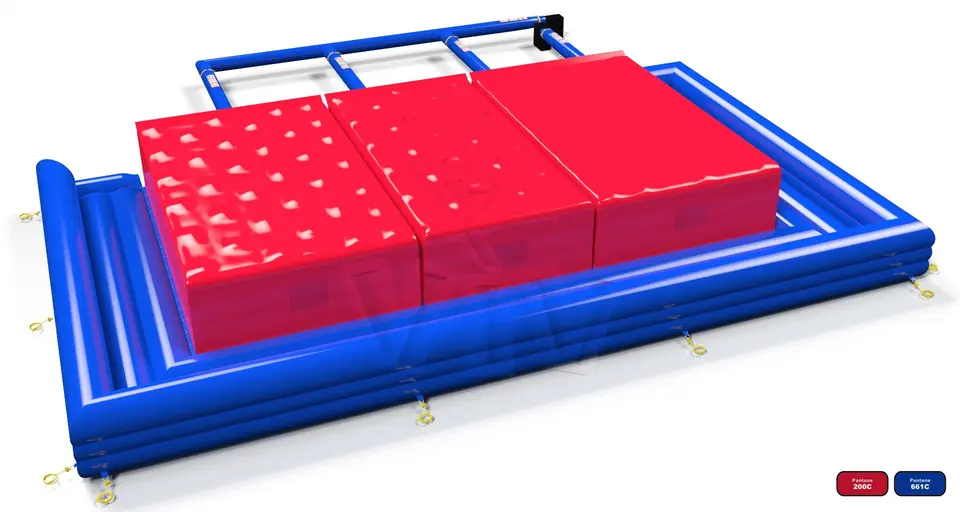 Triple Jump cushion for trampoline Euroviva commercial inflatable action game