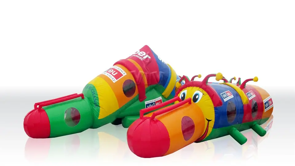 Tunnel Caterpillar Megi VIV commercial inflatable action game
