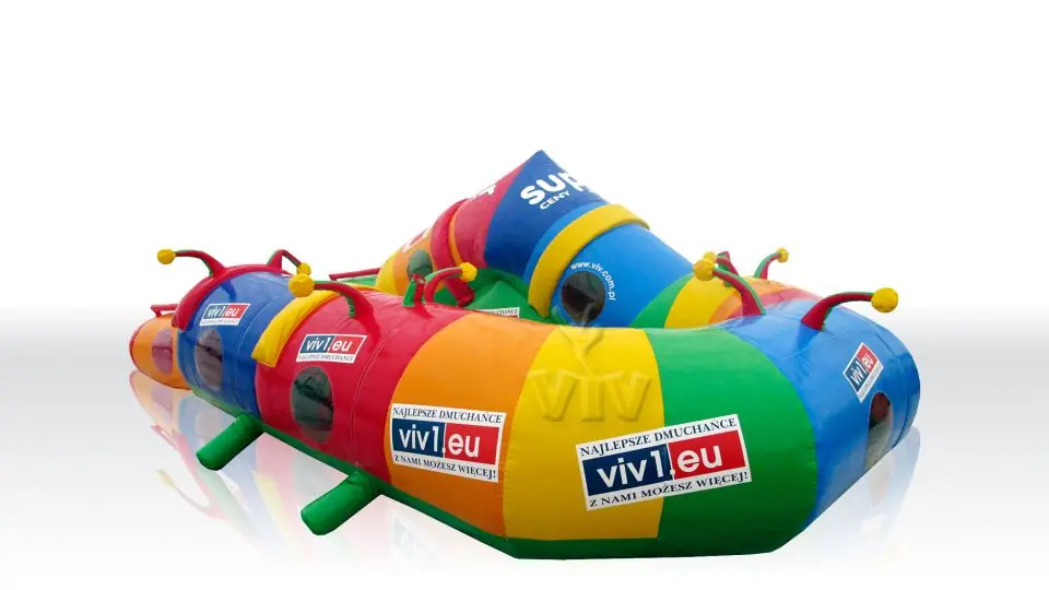Tunnel Caterpillar Megi VIV commercial inflatable action game
