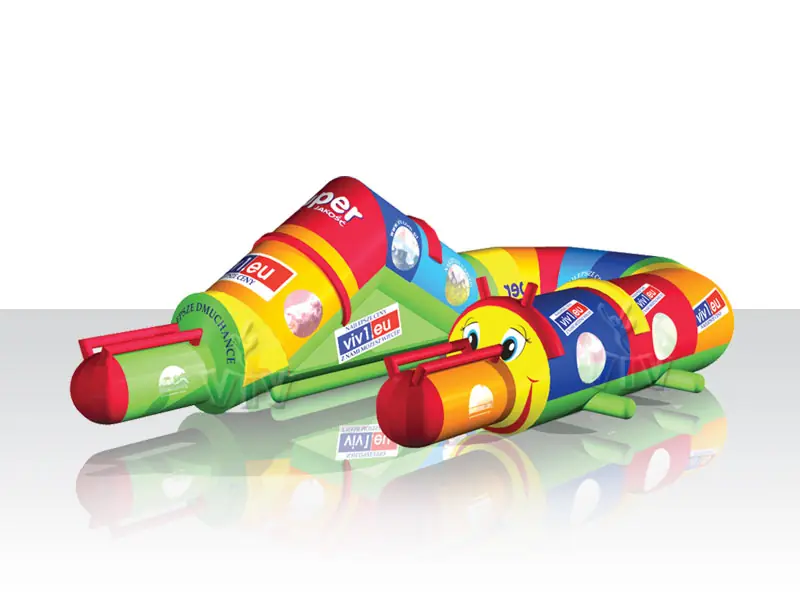 Tunnel Caterpillar Megi VIV commercial inflatable action game