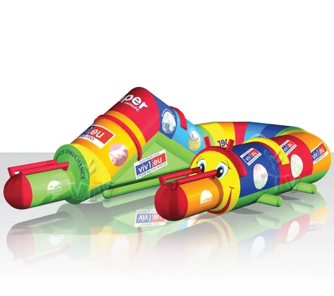 Tunnel Caterpillar Megi VIV commercial inflatable action game