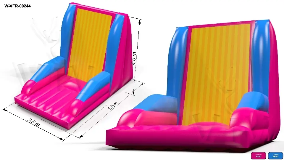 Velcro wall (without costumes) commercial inflatable action game