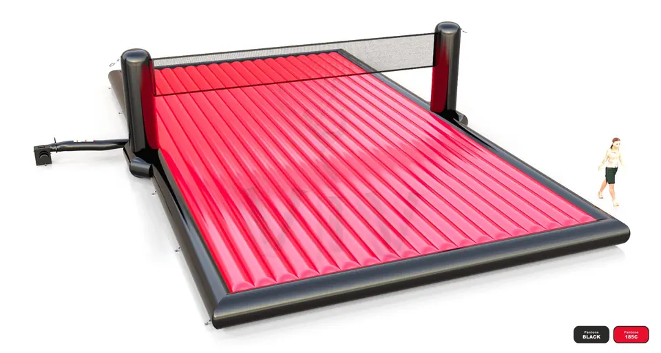 Volleyball cushion commercial inflatable action game