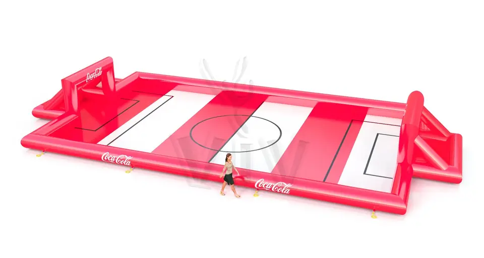 Water Soccer Coca-Cola commercial inflatable action game
