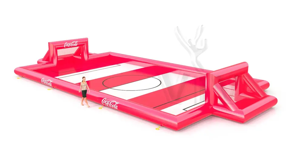 Water Soccer Coca-Cola commercial inflatable action game