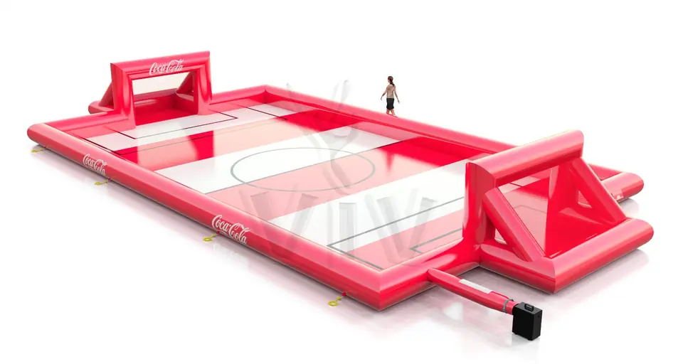 Water Soccer Coca-Cola commercial inflatable action game