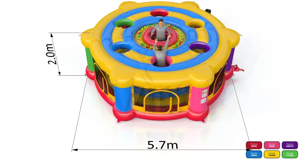 Whack-a-Mole for adults commercial inflatable action game