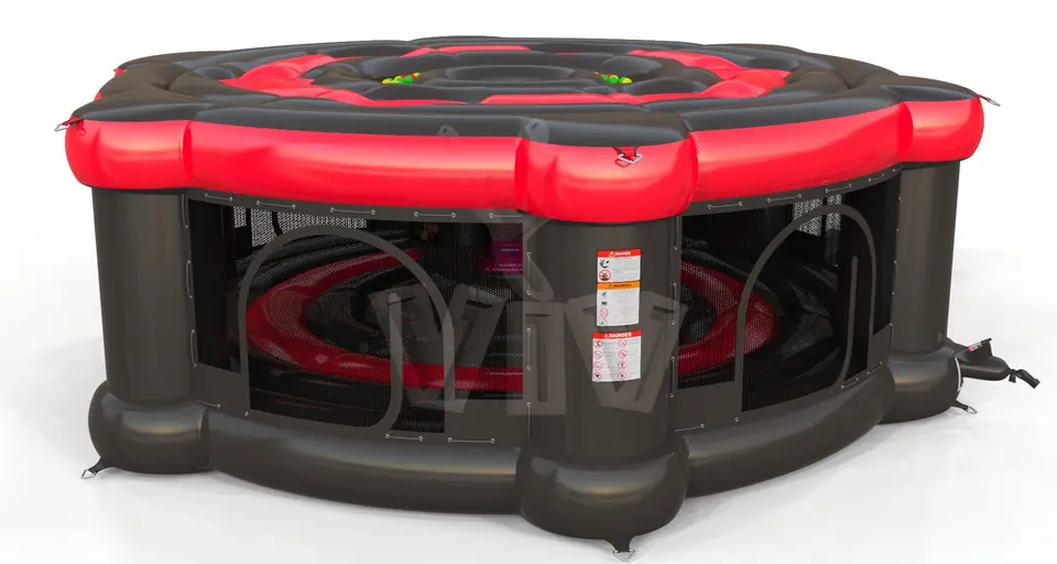 Whack-a-Mole Fun in Black for adults commercial inflatable action game
