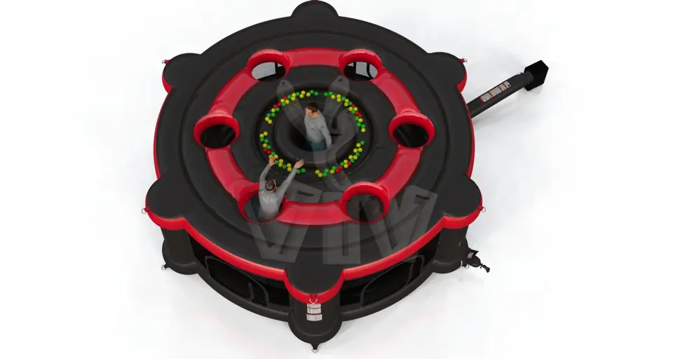 Whack-a-Mole Fun in Black for adults commercial inflatable action game
