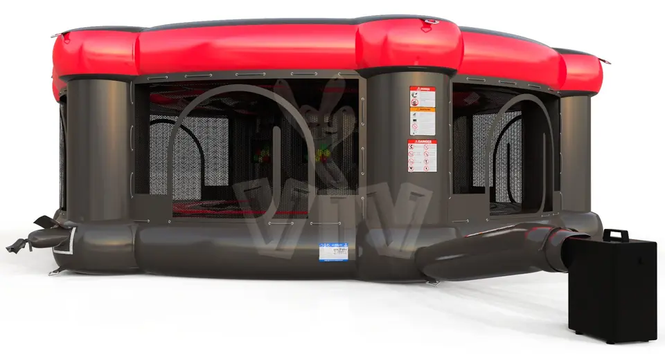 Whack-a-Mole Fun in Black for adults commercial inflatable action game
