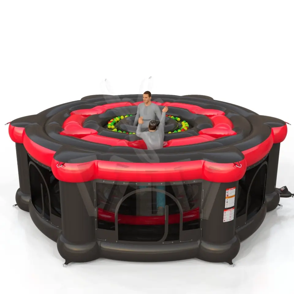 Whack-a-Mole Fun in Black for adults commercial inflatable action game