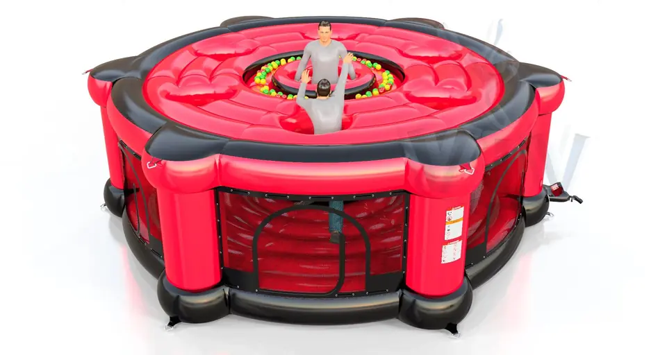 Whack-a-Mole Fun in Black for adults commercial inflatable action game