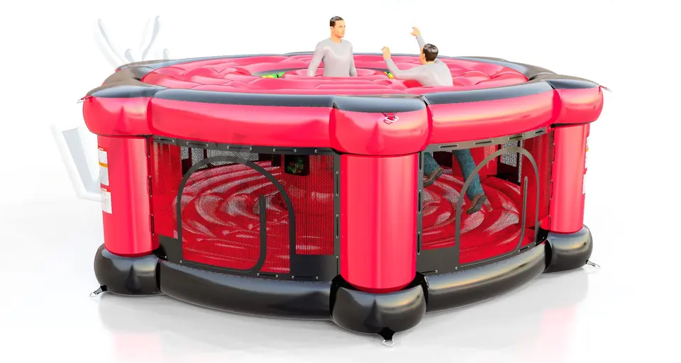 Whack-a-Mole Fun in Black for adults commercial inflatable action game