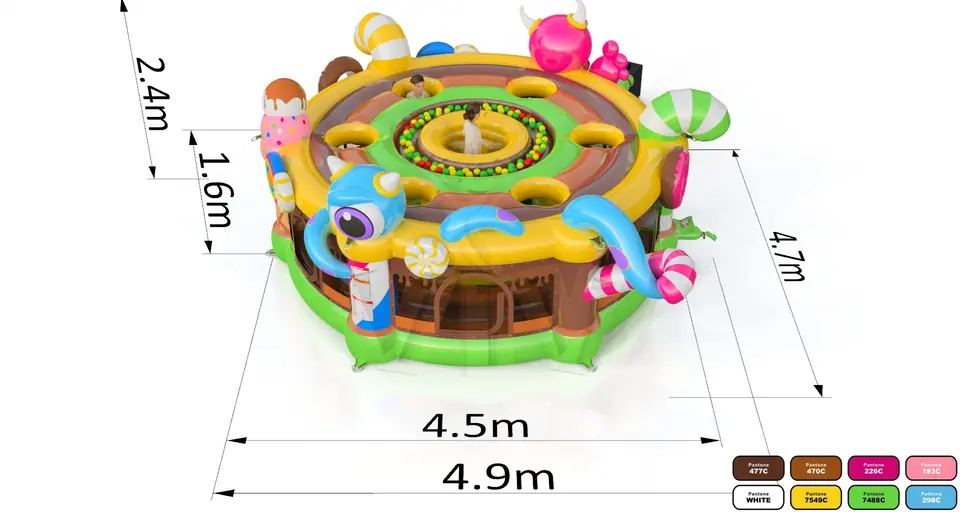 Whack-a-Mole Monster (for kids) commercial inflatable action game