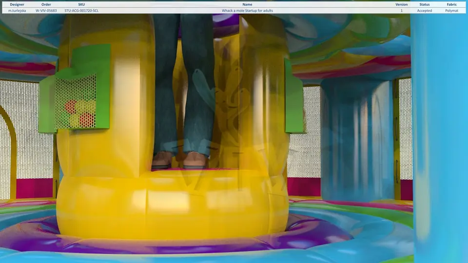 Whack-a-Mole Startup for adults commercial inflatable action game