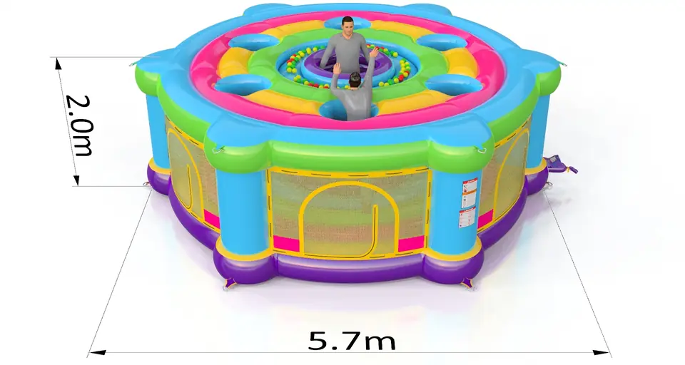 Whack-a-Mole Startup for adults commercial inflatable action game