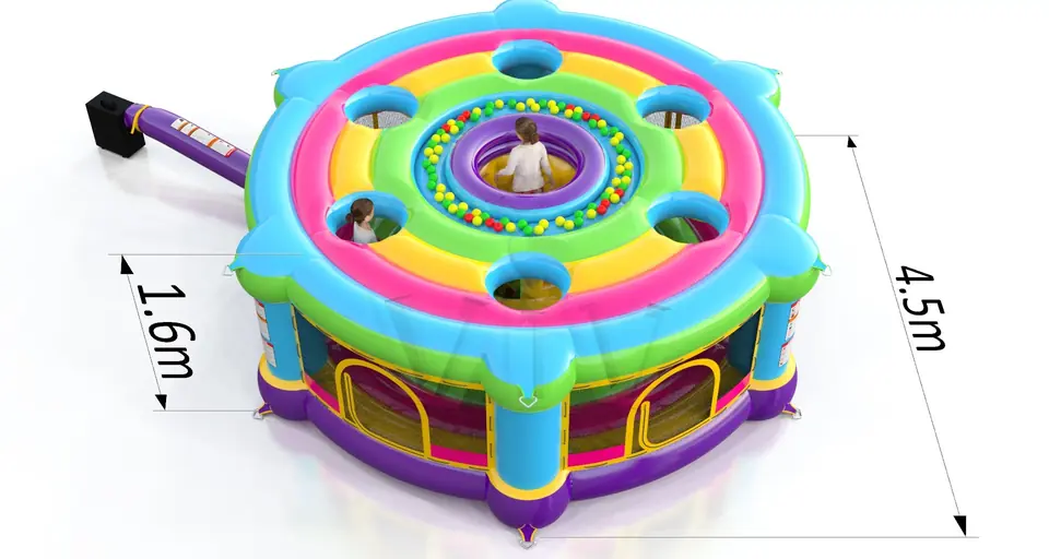 Whack-a-Mole Startup for kids commercial inflatable action game