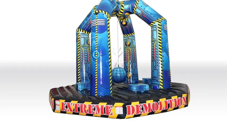Wrecking Ball Extreme Demolition commercial inflatable action game