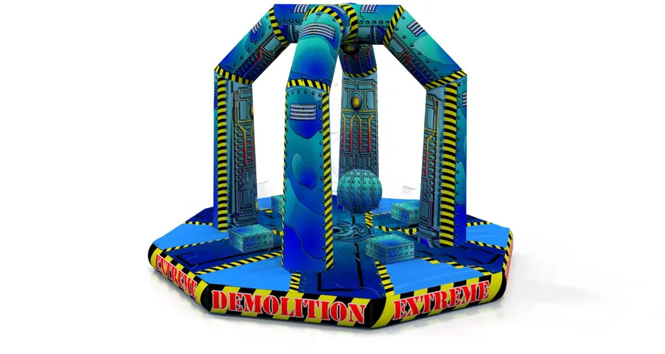 Wrecking Ball Extreme Demolition commercial inflatable action game