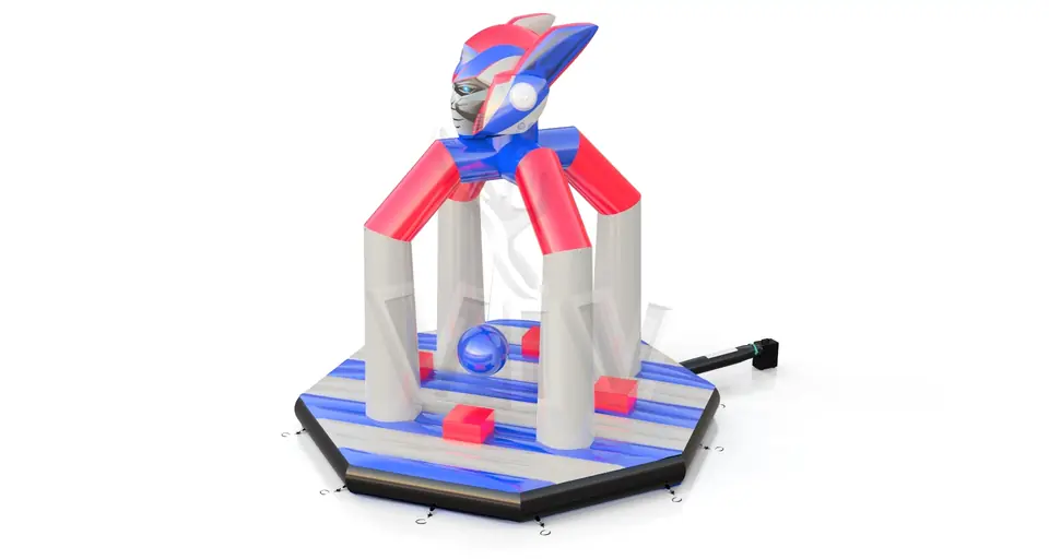 Wrecking Ball Extreme Demolition Robot commercial inflatable action game