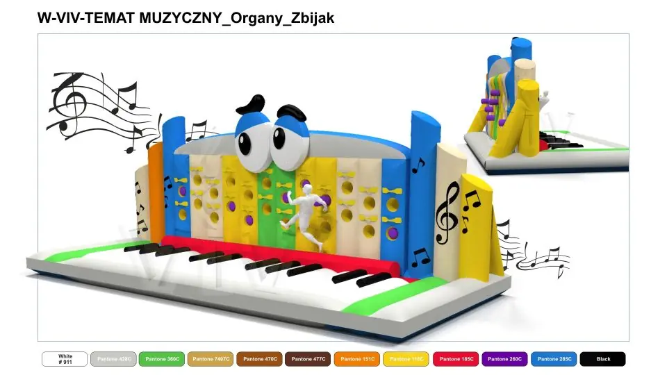 Wrecking Ball Organ - Musical Collection commercial inflatable action game