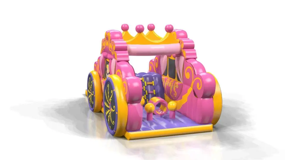 Active Center Carriage with Slide - Pink Collection commercial inflatable active center